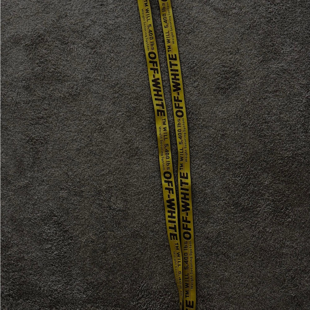 Off-White Black and Yellow Strap